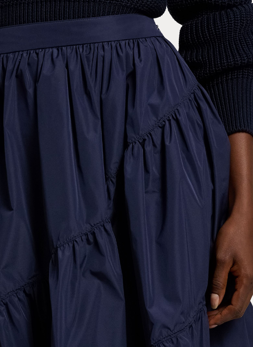 Kyle Featherweight Taffeta Skirt - Ralph Lauren Collection