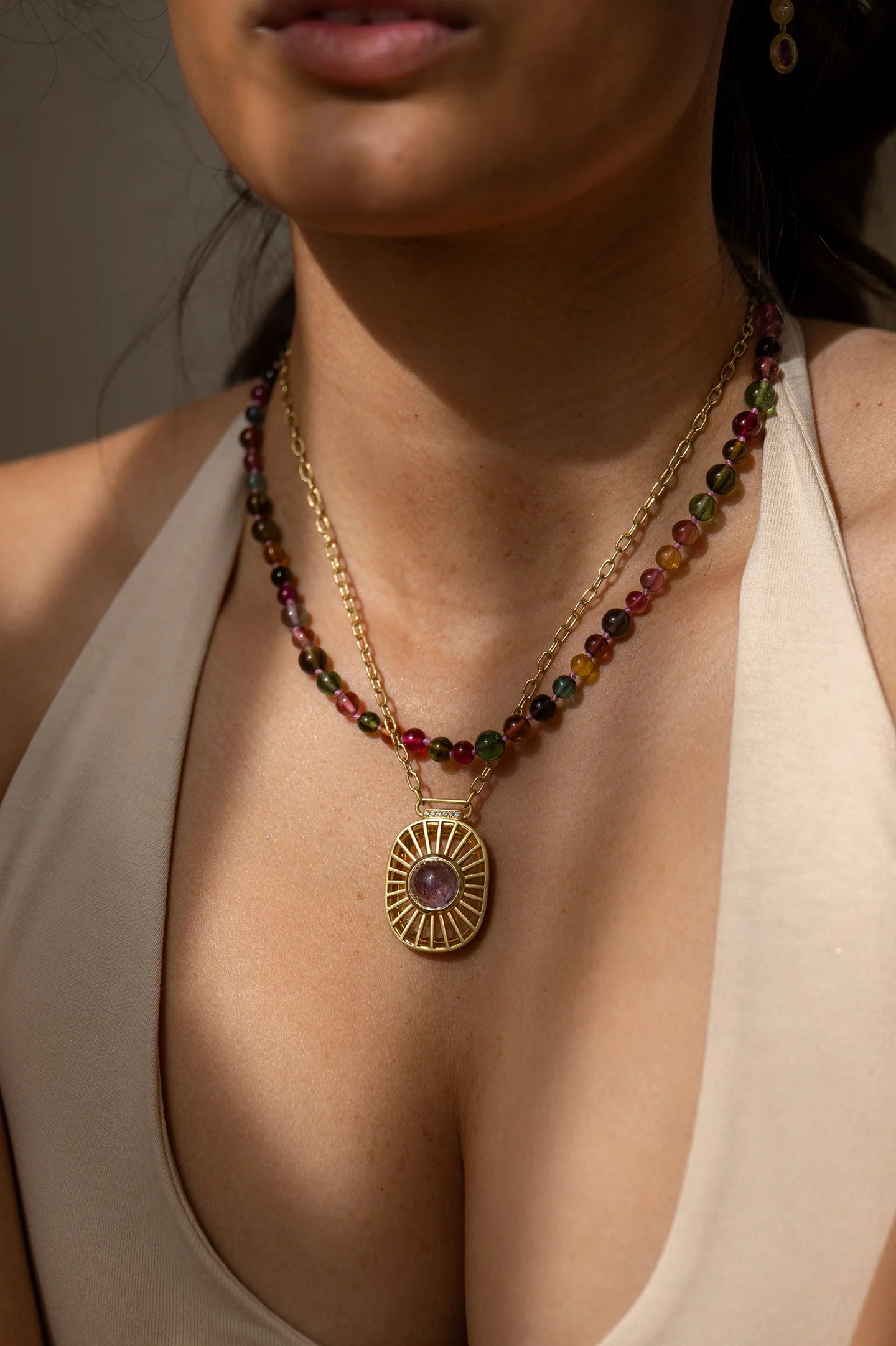 Sapphire Starburst Pendant - Leigh Maxwell