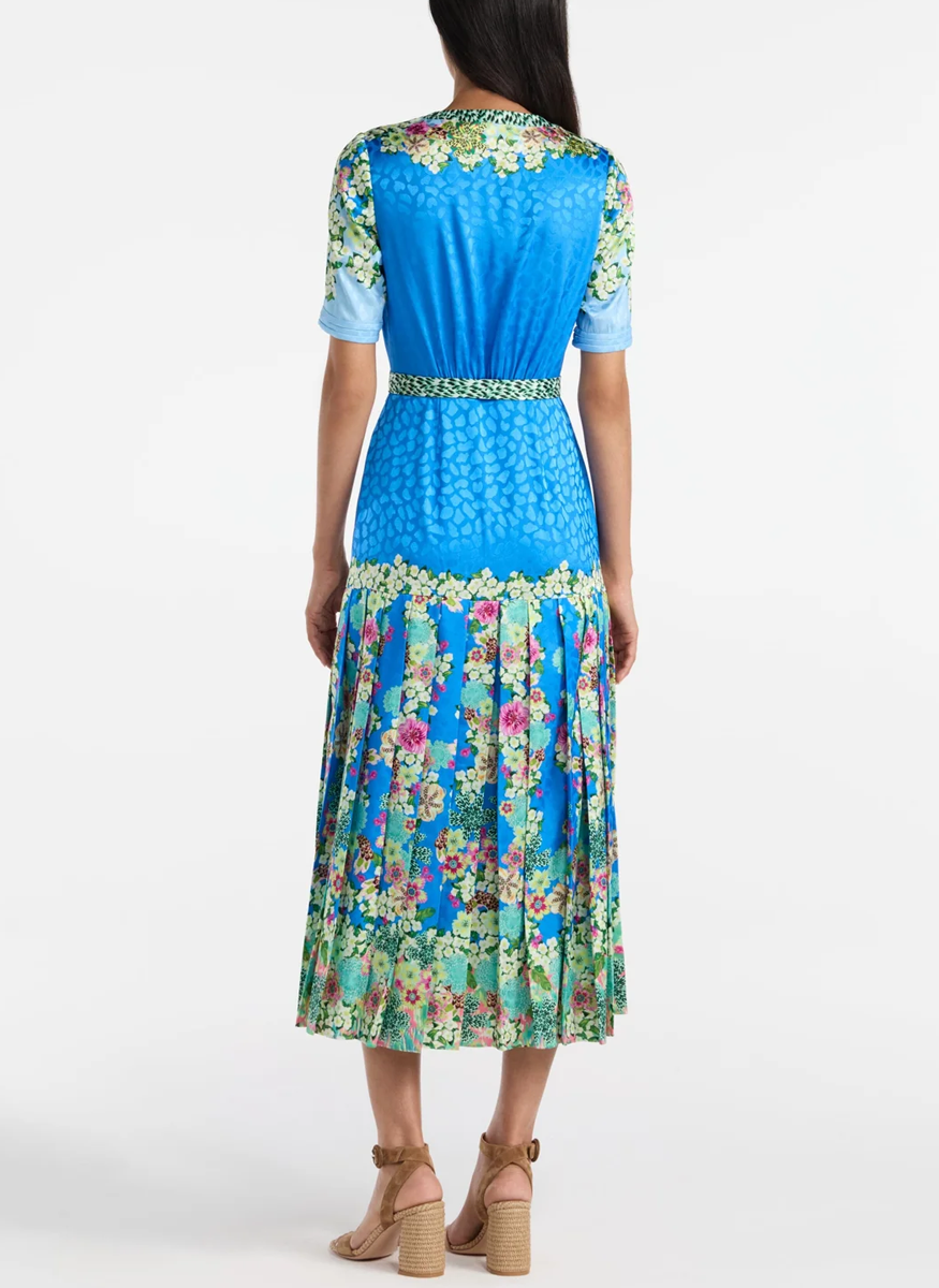 Lea Shirt Dress in Feather Daisy - Saloni