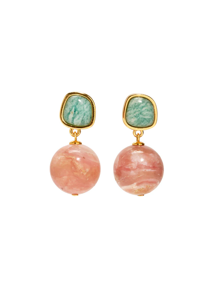 Rio Earrings, Blush