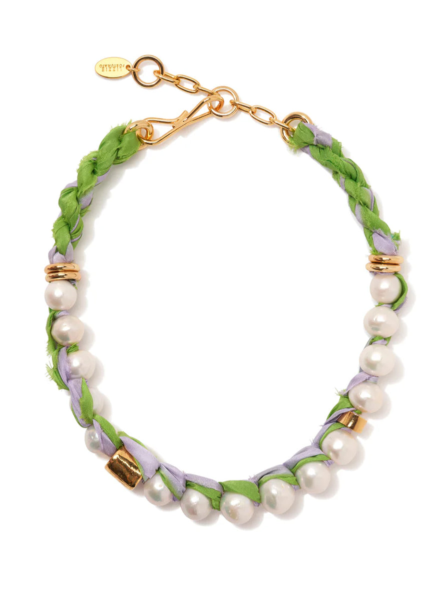 Daybreak Collar, Lavender & Lime