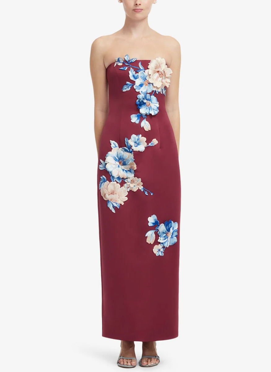 Rayna Embroidered Maxi Dress - Leo Lin