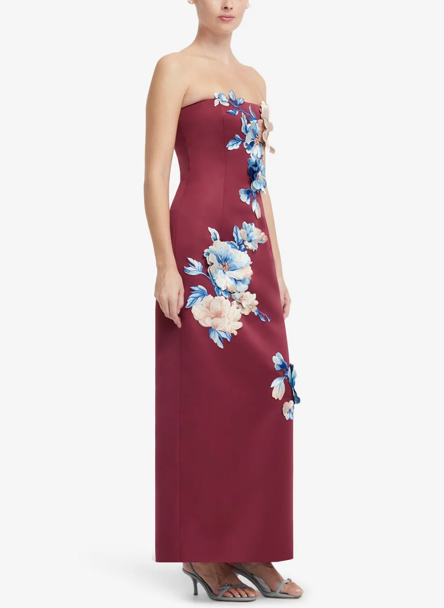 Rayna Embroidered Maxi Dress - Leo Lin