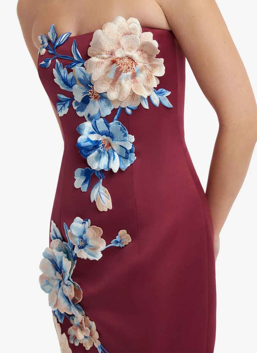 Rayna Embroidered Maxi Dress - Leo Lin