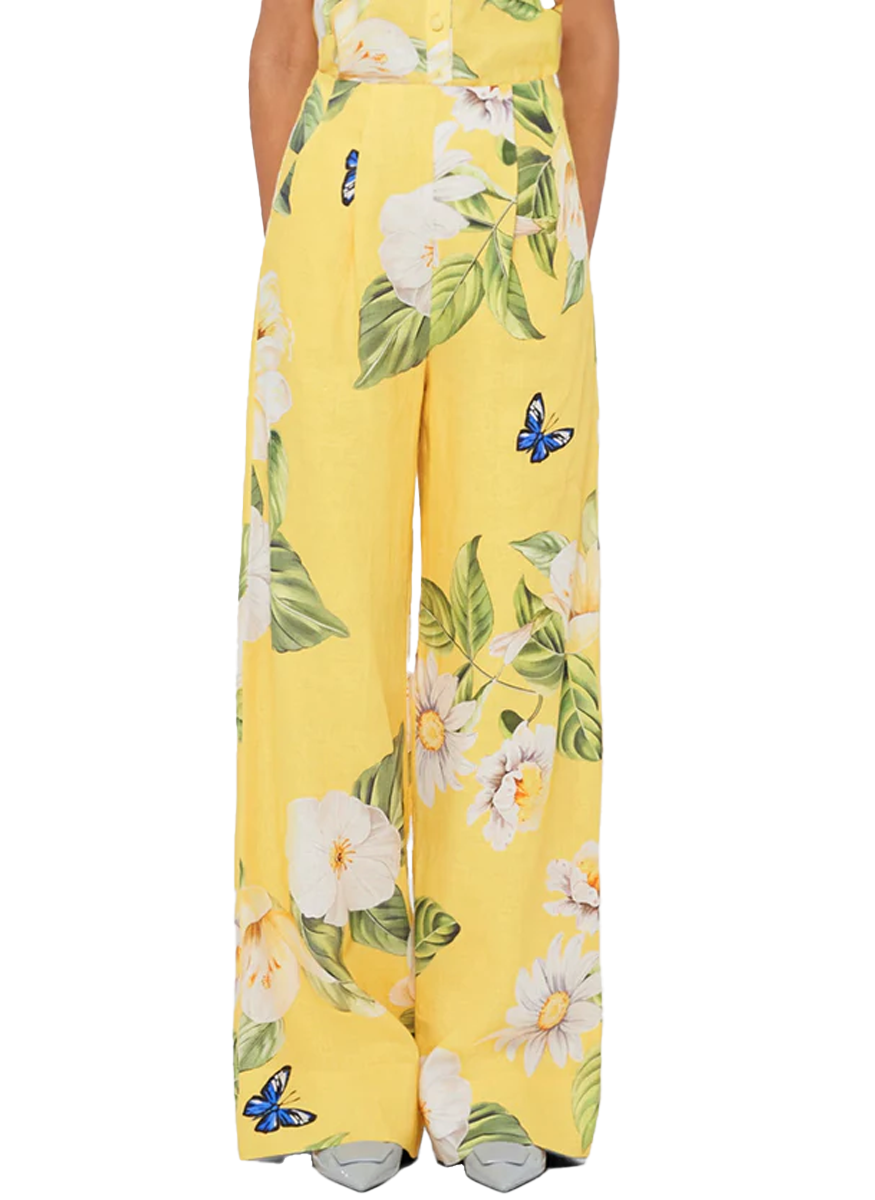 Luisa Pants in Sunshine - Leo Lin
