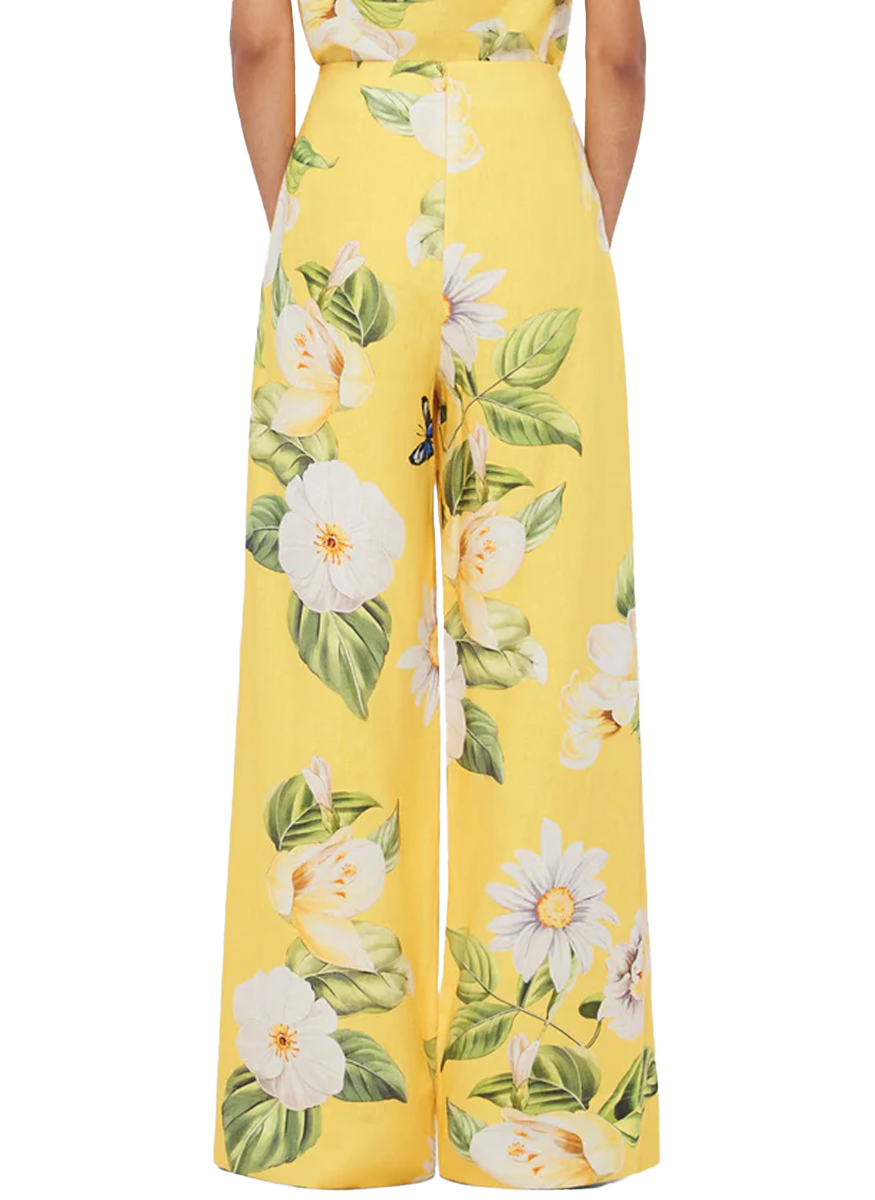 Luisa Pants in Sunshine - Leo Lin