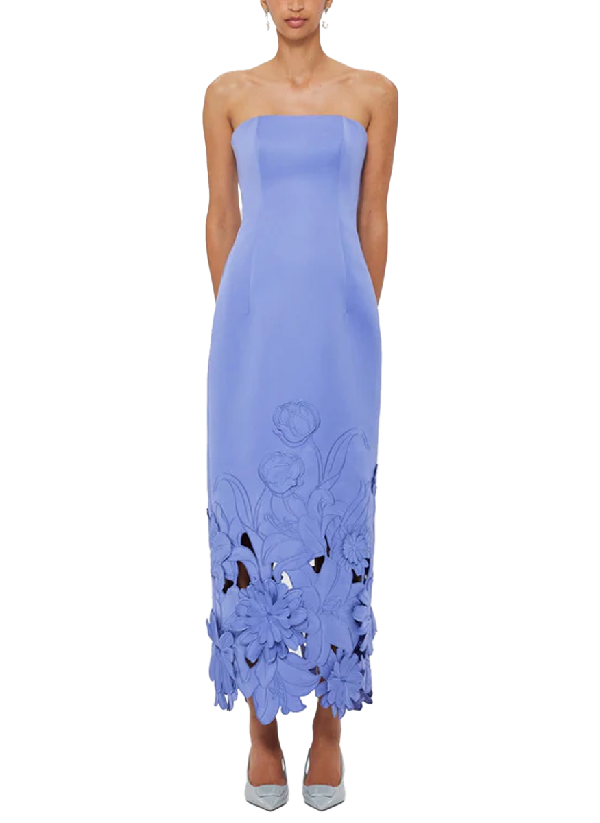Rayna Applique Bustier Dress - Leo Lin