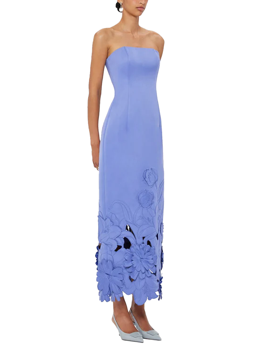 Rayna Applique Bustier Dress - Leo Lin