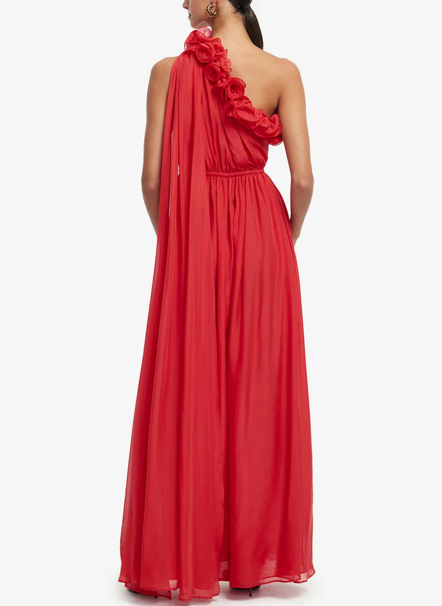 Jenni One Shoulder Maxi Dress - Leo Lin