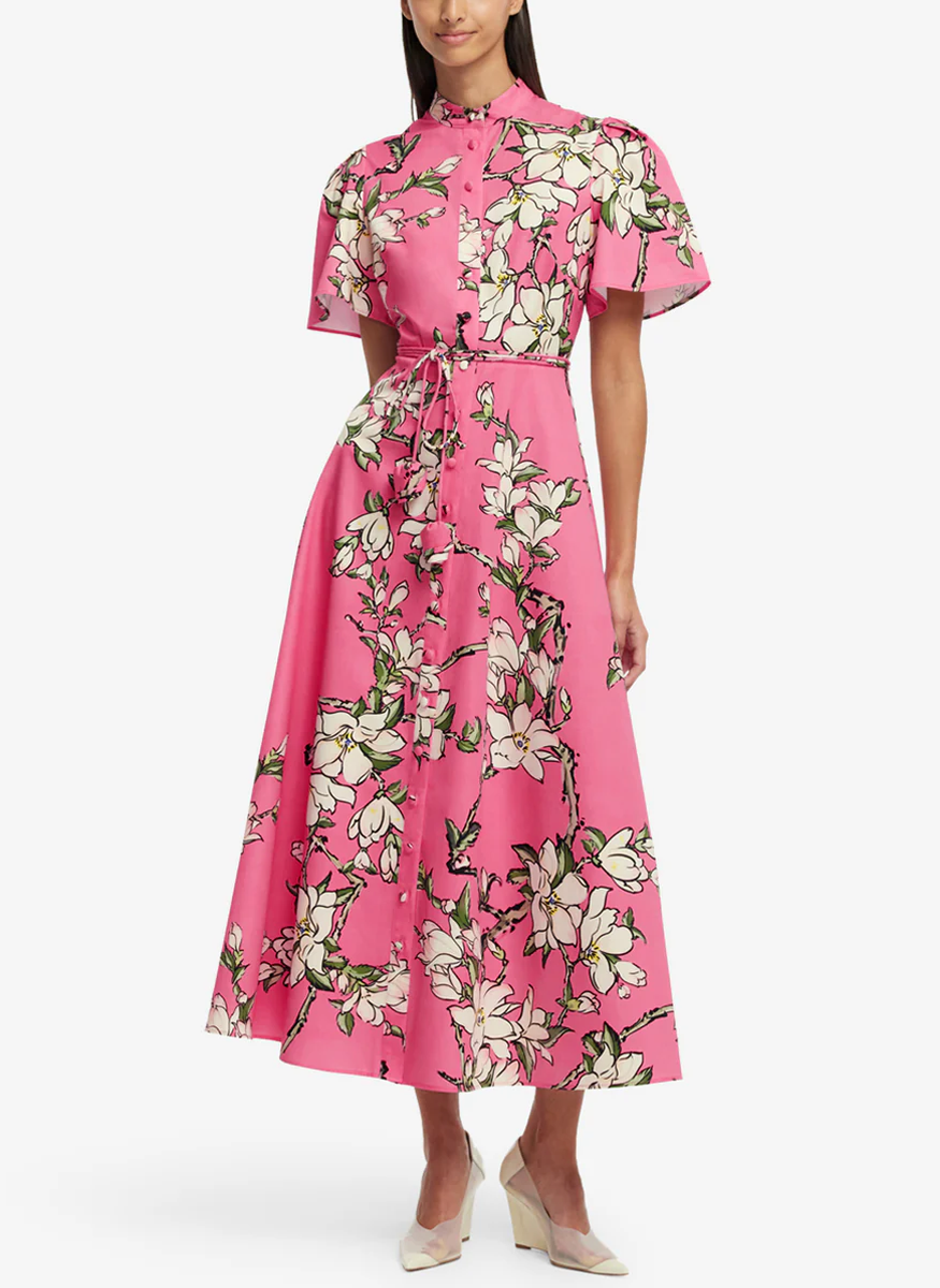 Bianca Short Sleeve Midi Dress