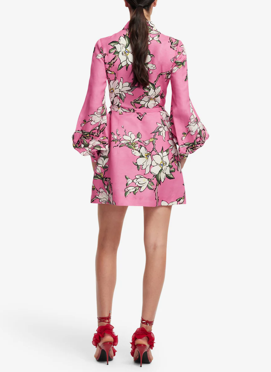 Luminous Linen Mini Dress US2 / Pink Luminous Linen Mini Dress US2 / Pink