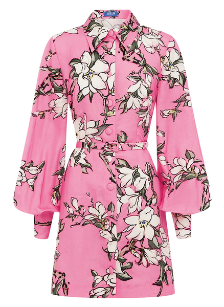 brightson mini dress Luminous Linen Mini Dress US2 / PINK