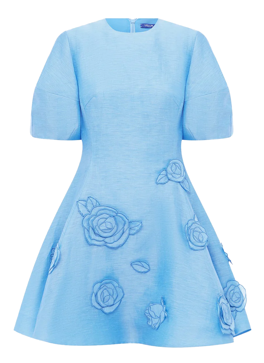 Simona Appliqué Mini Dress