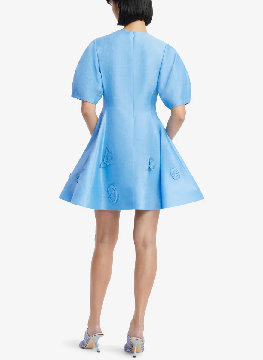 Simona Appliqué Mini Dress - Leo Lin