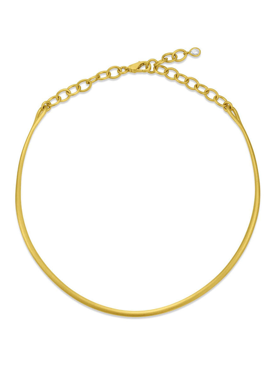 Torque Necklace with Chain