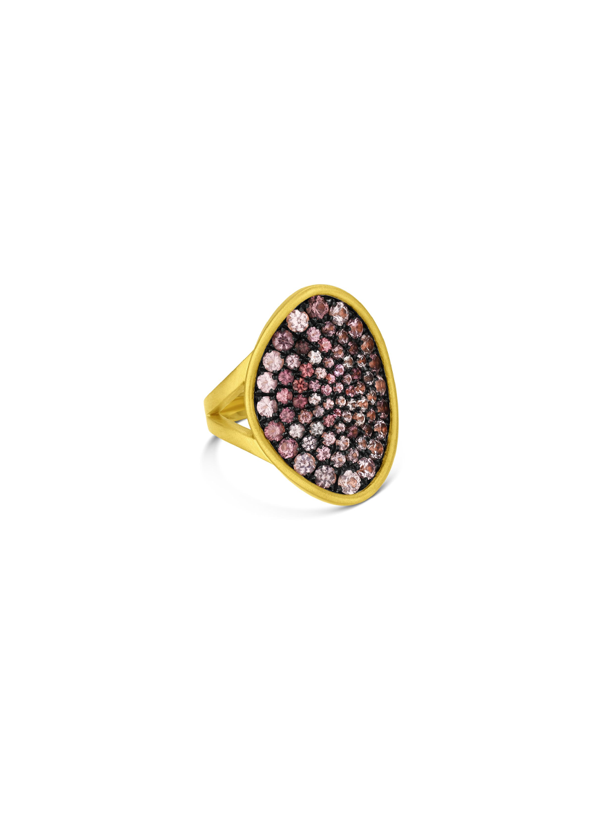 Amani Saddle Ring, Spinel - Leigh Maxwell