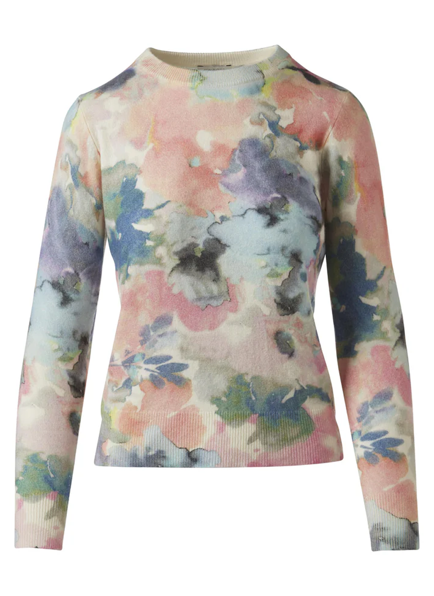 Maldives Floral Print Crewneck
