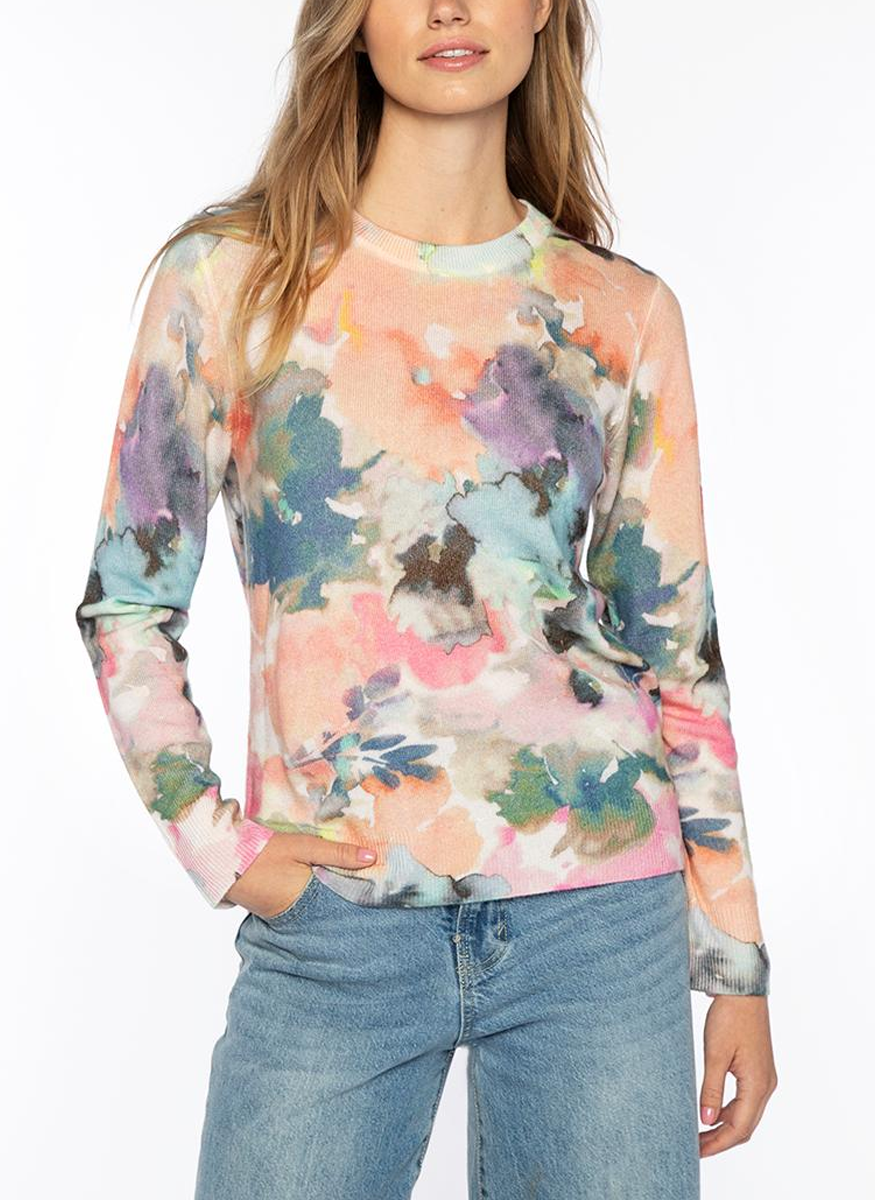 Maldives Floral Print Crewneck