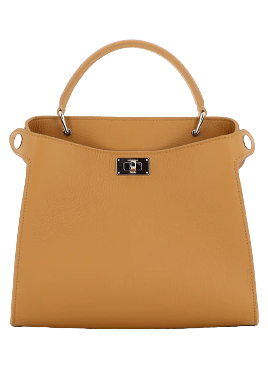 Lutece Mini Top Handle Bag in Biscotti