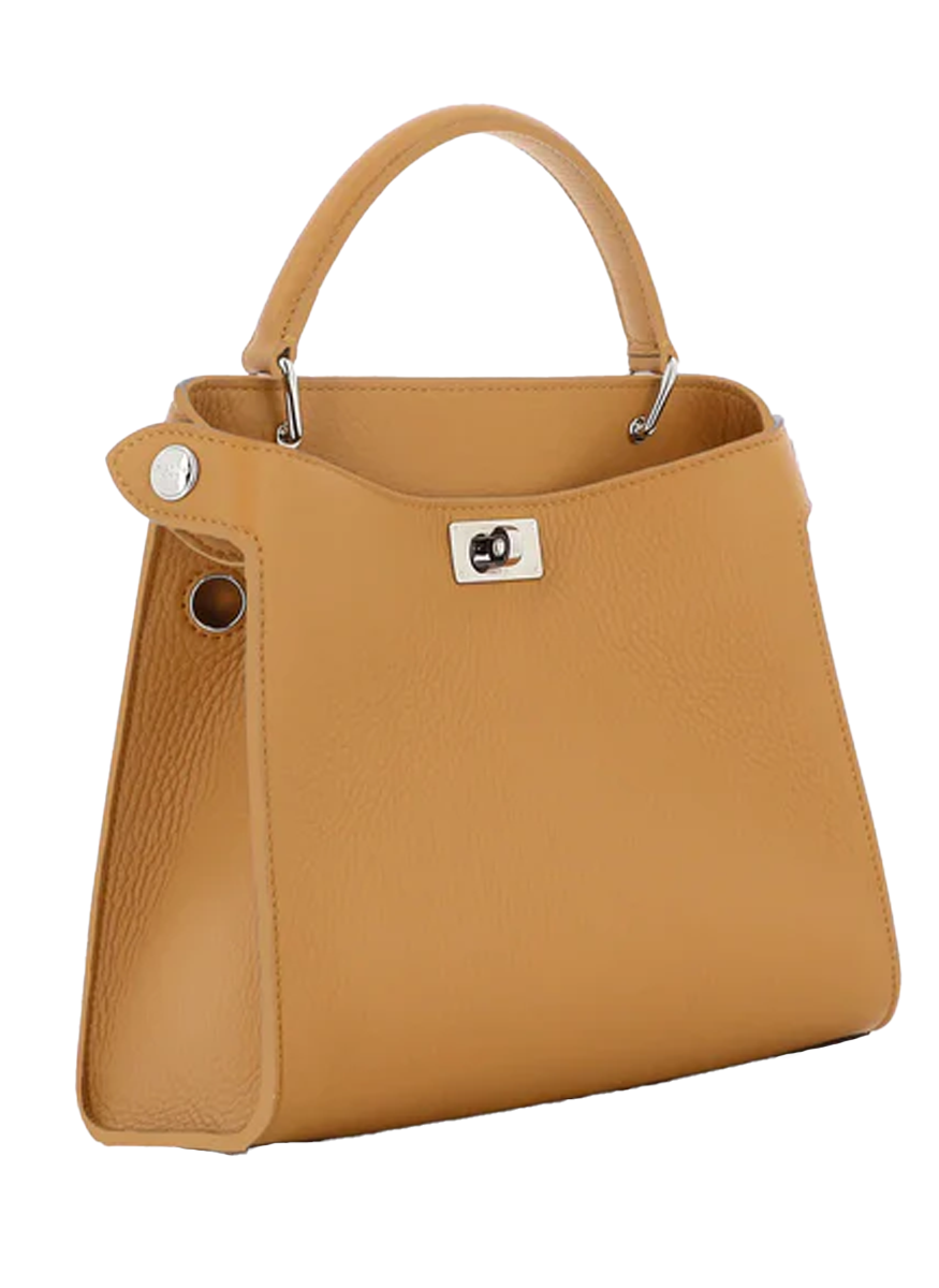 Lutece Mini Top Handle Bag in Biscotti