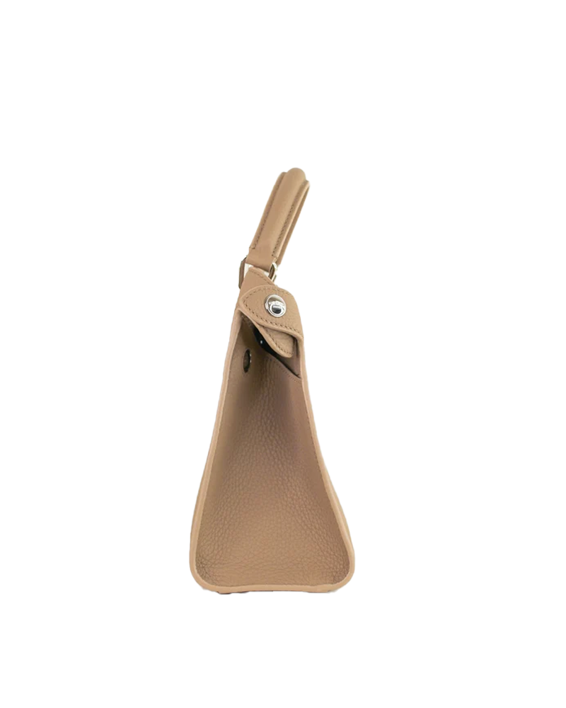 Lutece Leather PM Top Handle Bag in Tourtere - Michino Paris