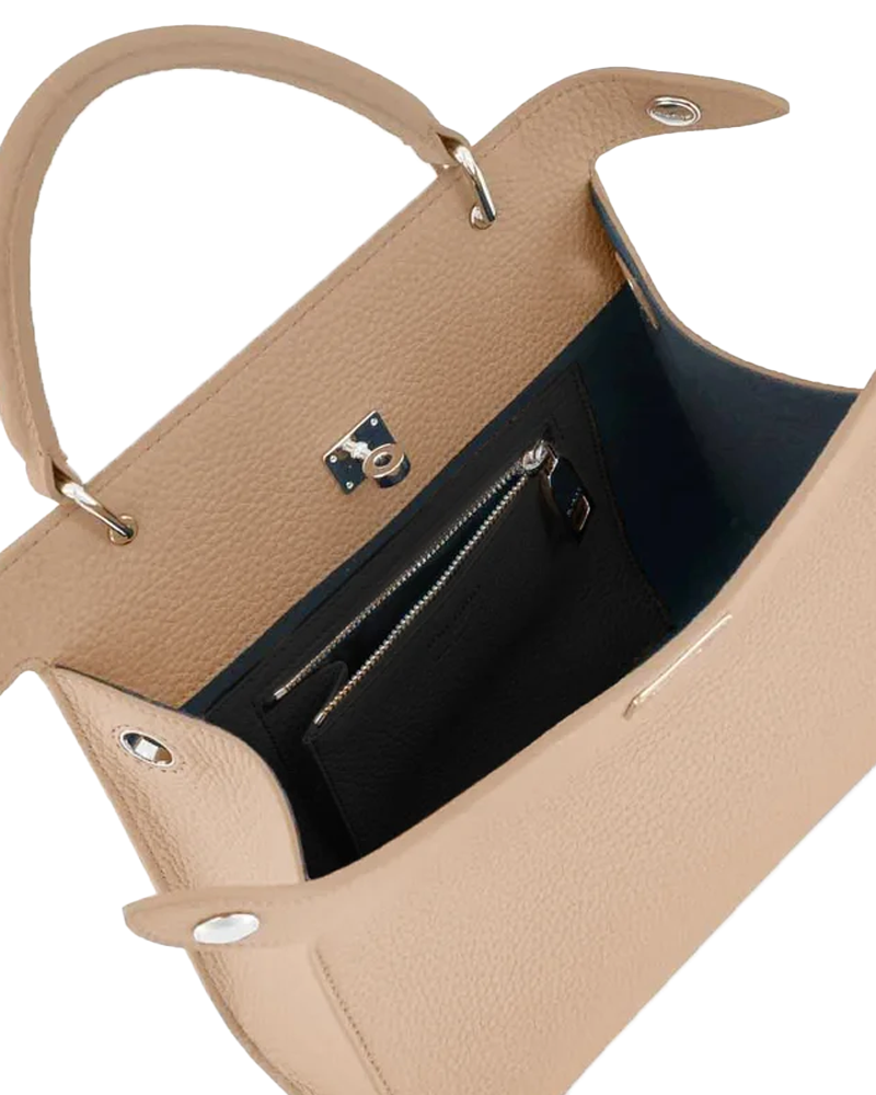 Lutece Leather PM Top Handle Bag in Tourtere - Michino Paris