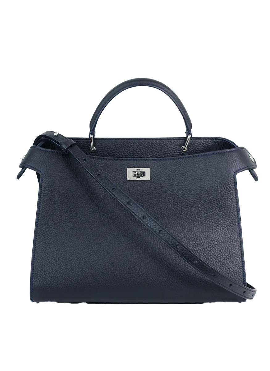 Lutece Pm Top-Handle Bag in Navy