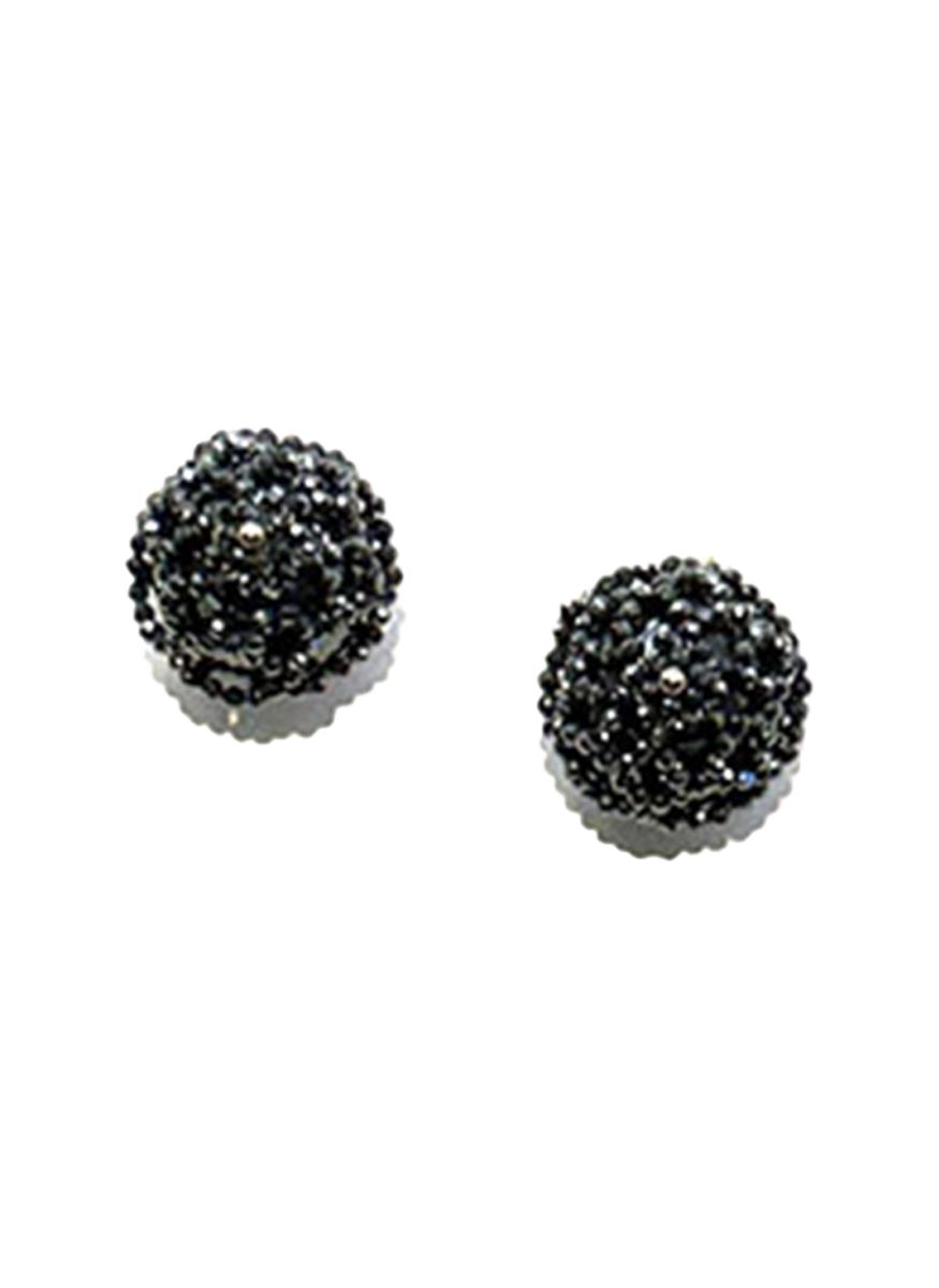 Lace Spinel Ear Clips