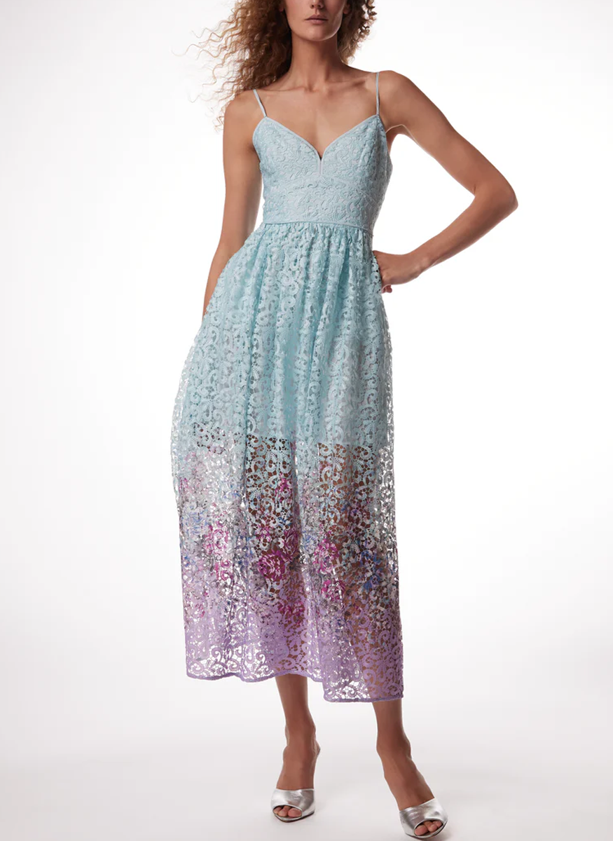 Leilani Dress in Camellia Cloud