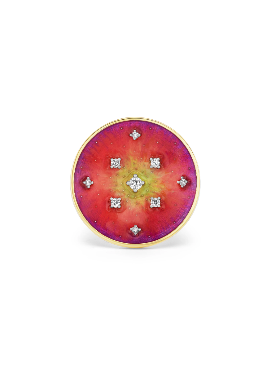 "Luxe Sunset" Enamel Ring