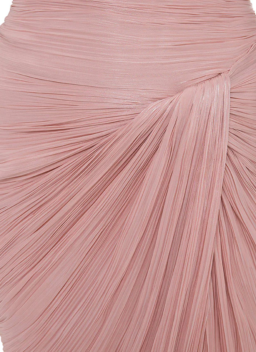 Hand-pleated Off-shoulder Gown - Marmar Halim