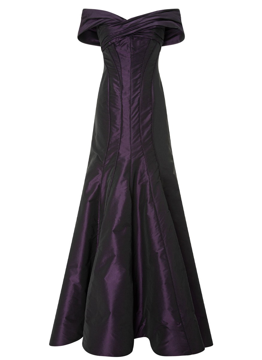 Off The Shoulder Trumpet Gown - Marmar Halim