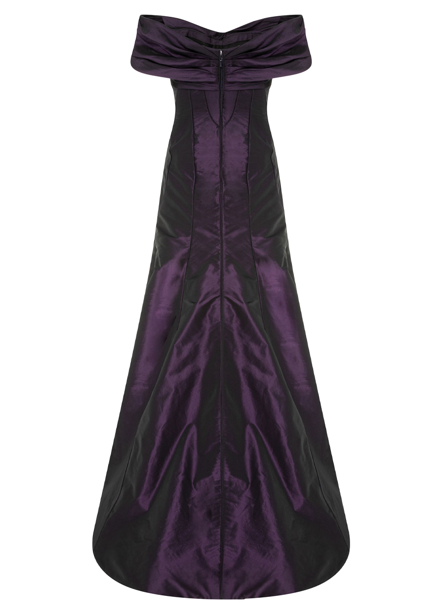 Off The Shoulder Trumpet Gown - Marmar Halim