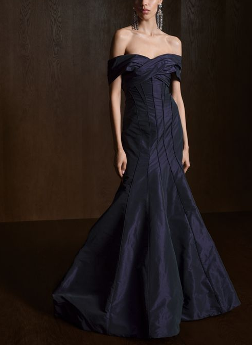 Off The Shoulder Trumpet Gown - Marmar Halim