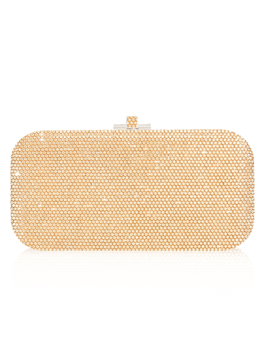 Long Slide Fullbead Clutch in Prosecco