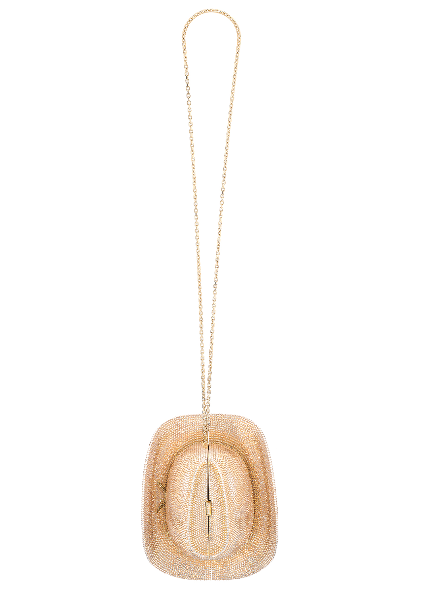 Cowboy Hat Cheyenne Purse - Judith Leiber Couture