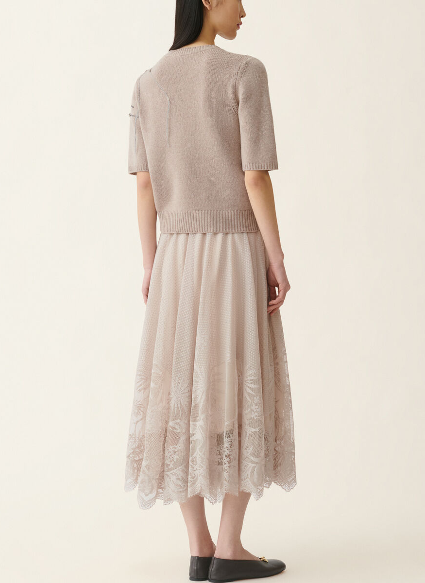 Gauze Cashmere Sweater - Fabiana Filippi
