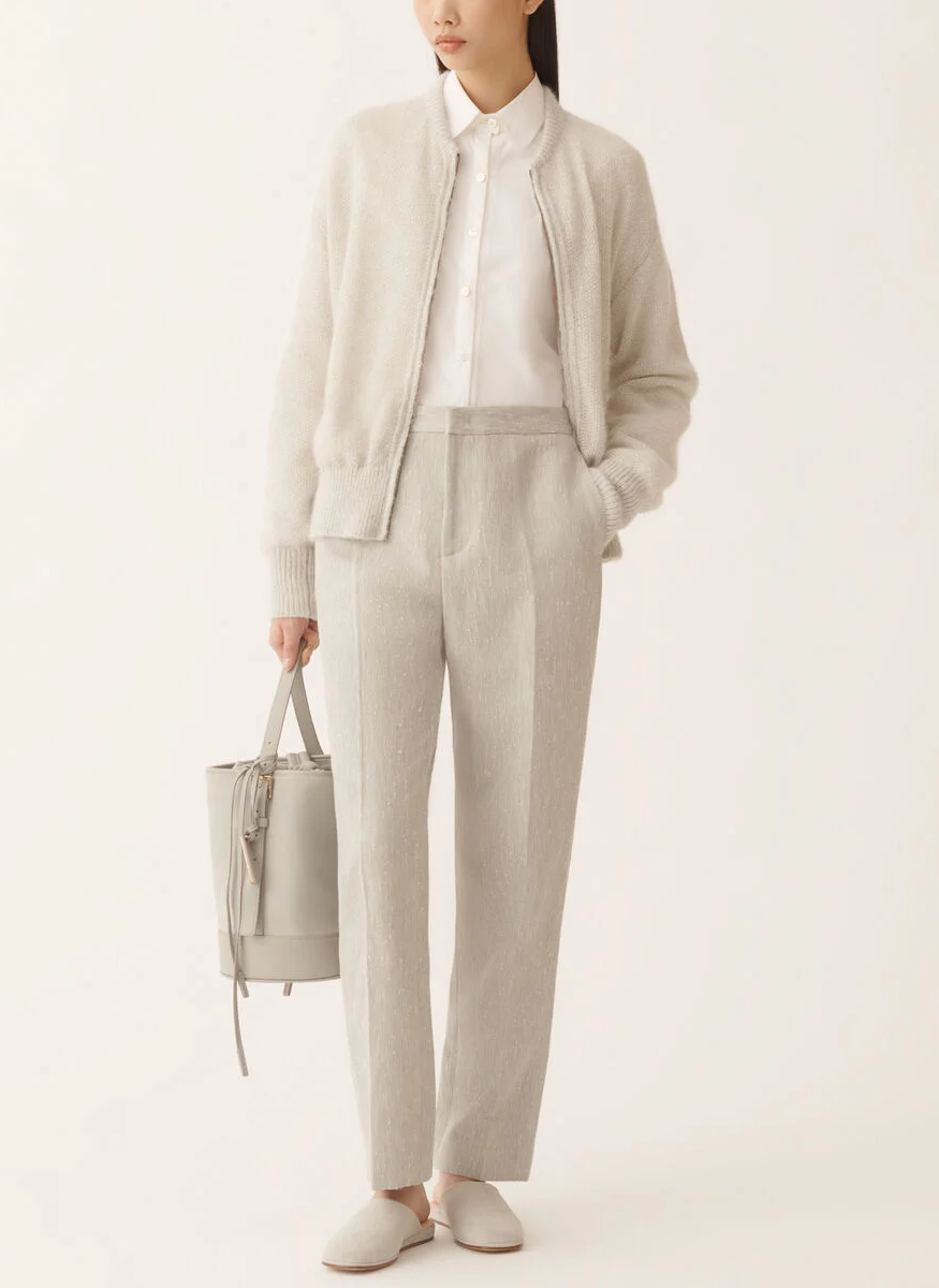 Micro Sequin Mohair Bomber