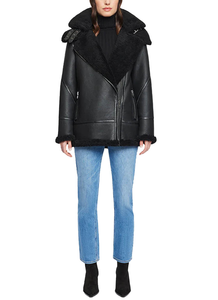 Martina Jet Shearling Moto