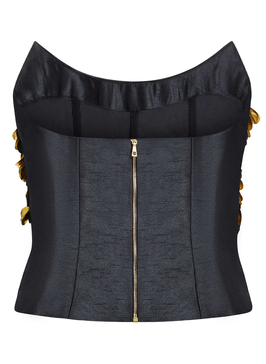 Lily Sequin Embellished Drape Top - Markarian