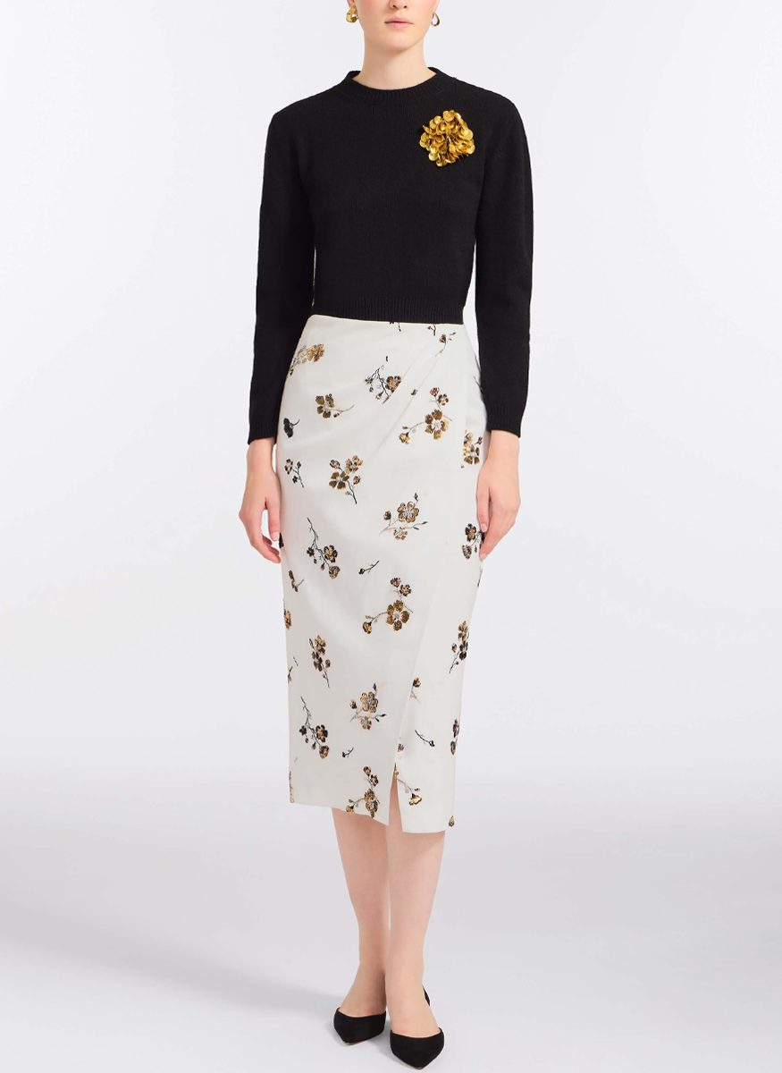 Romy Sequin Embellished Sweater - Markarian