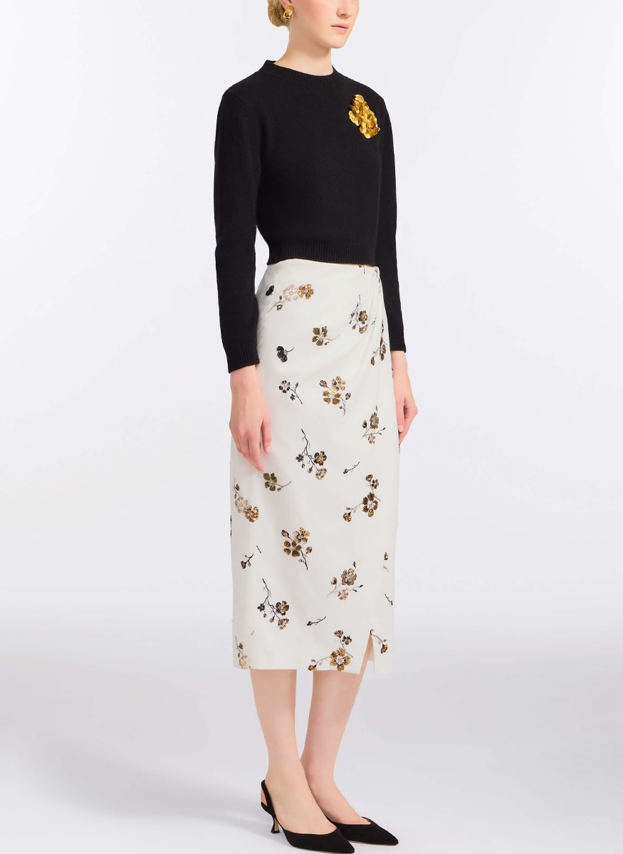 Romy Sequin Embellished Sweater - Markarian