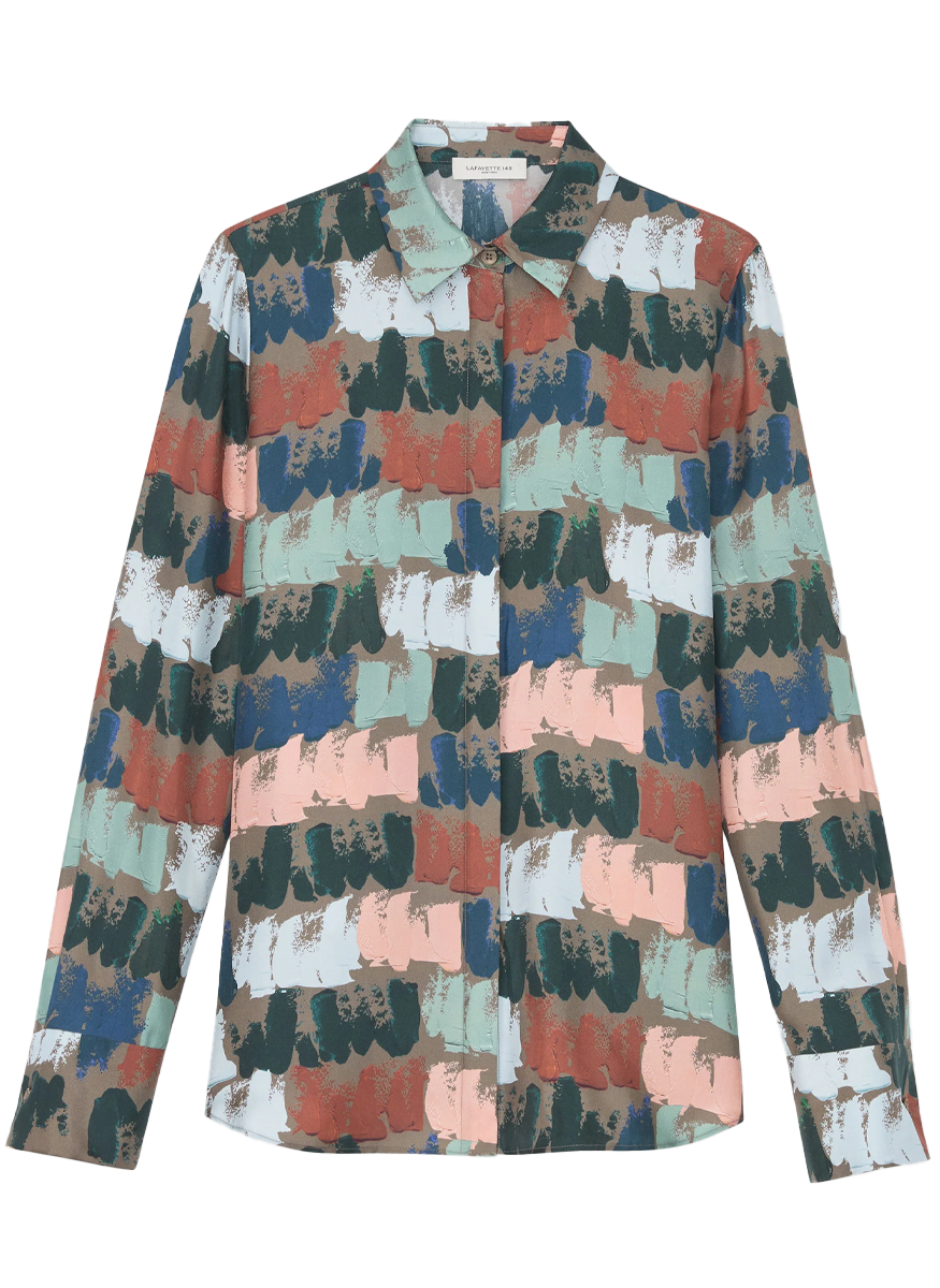 Scottie Blouse in Concrete Multi