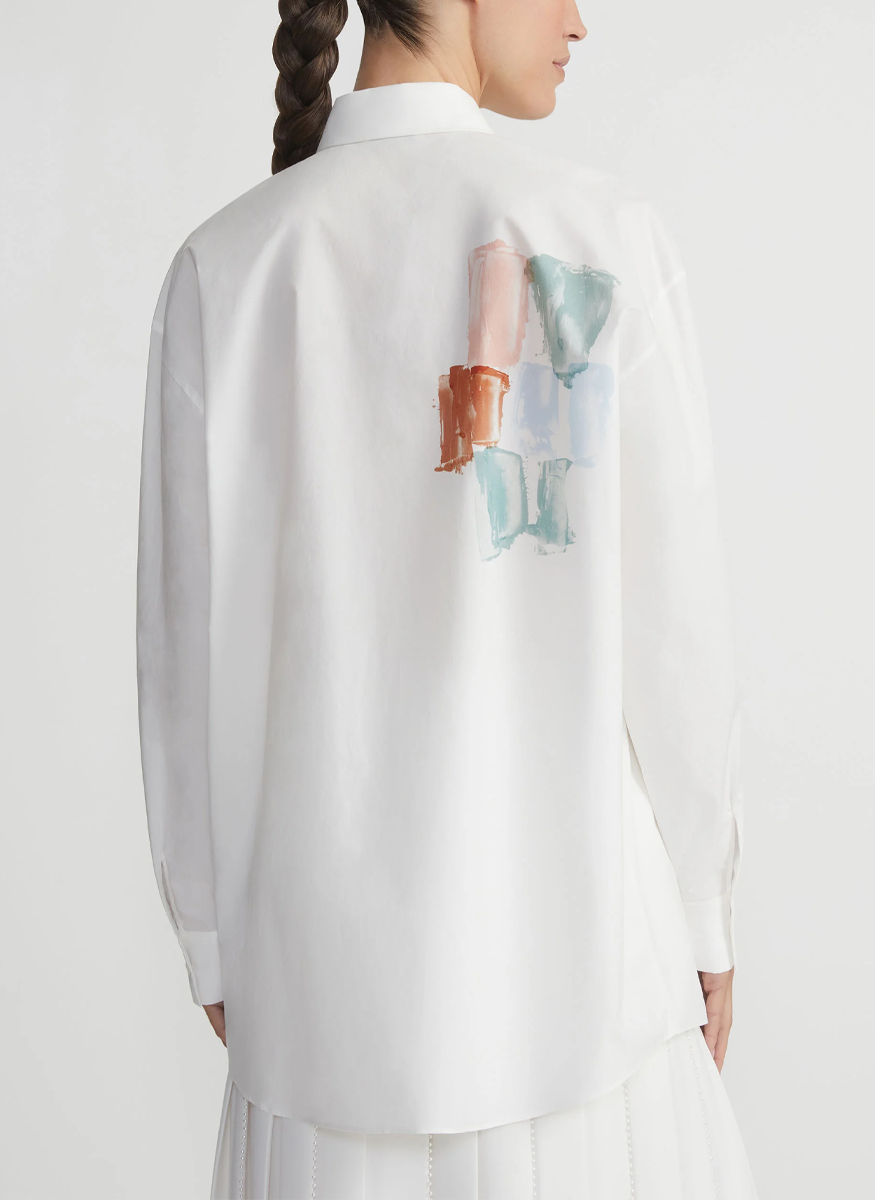 Boyfriend Oversized Shirt - Lafayette 148 New York