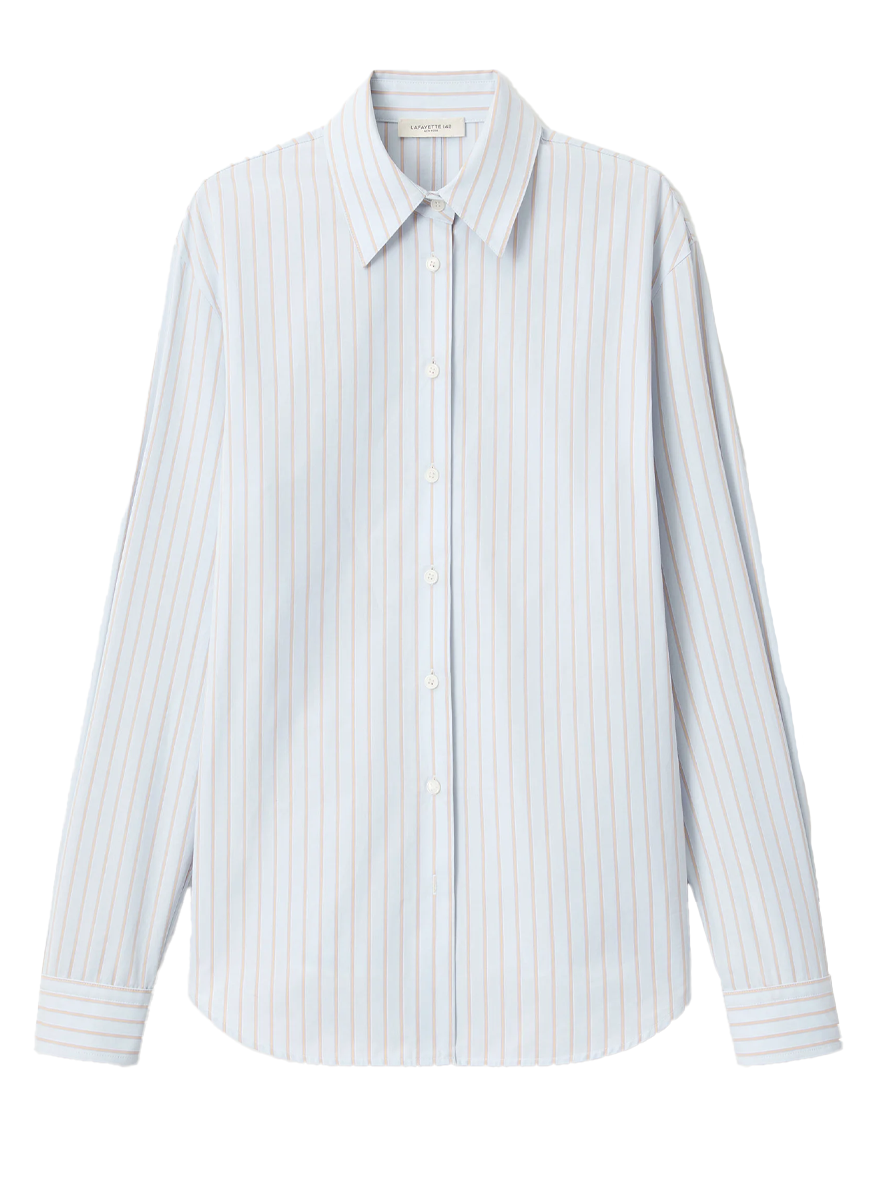 Aurora Stripe Cotton Tailored Shirt
