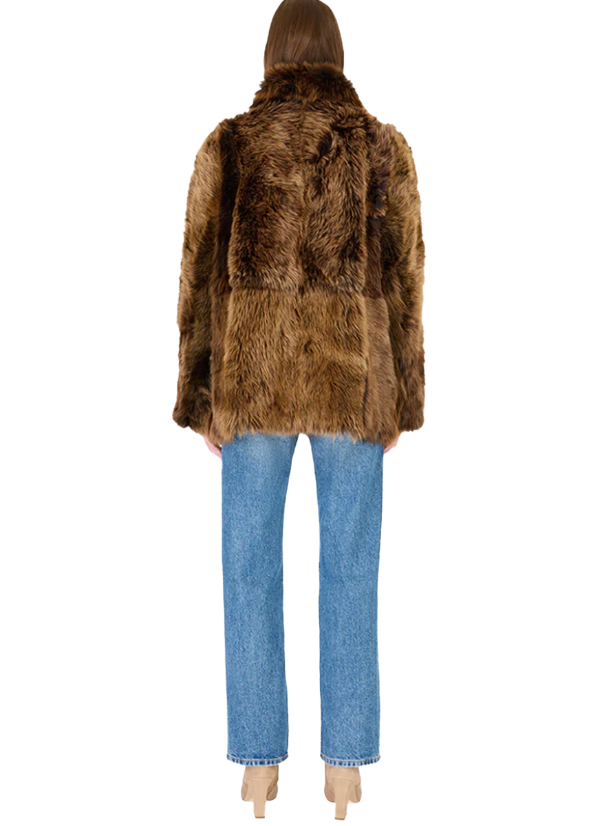 Milky Way Macassar Reversible Shearling Teddy - HiSO