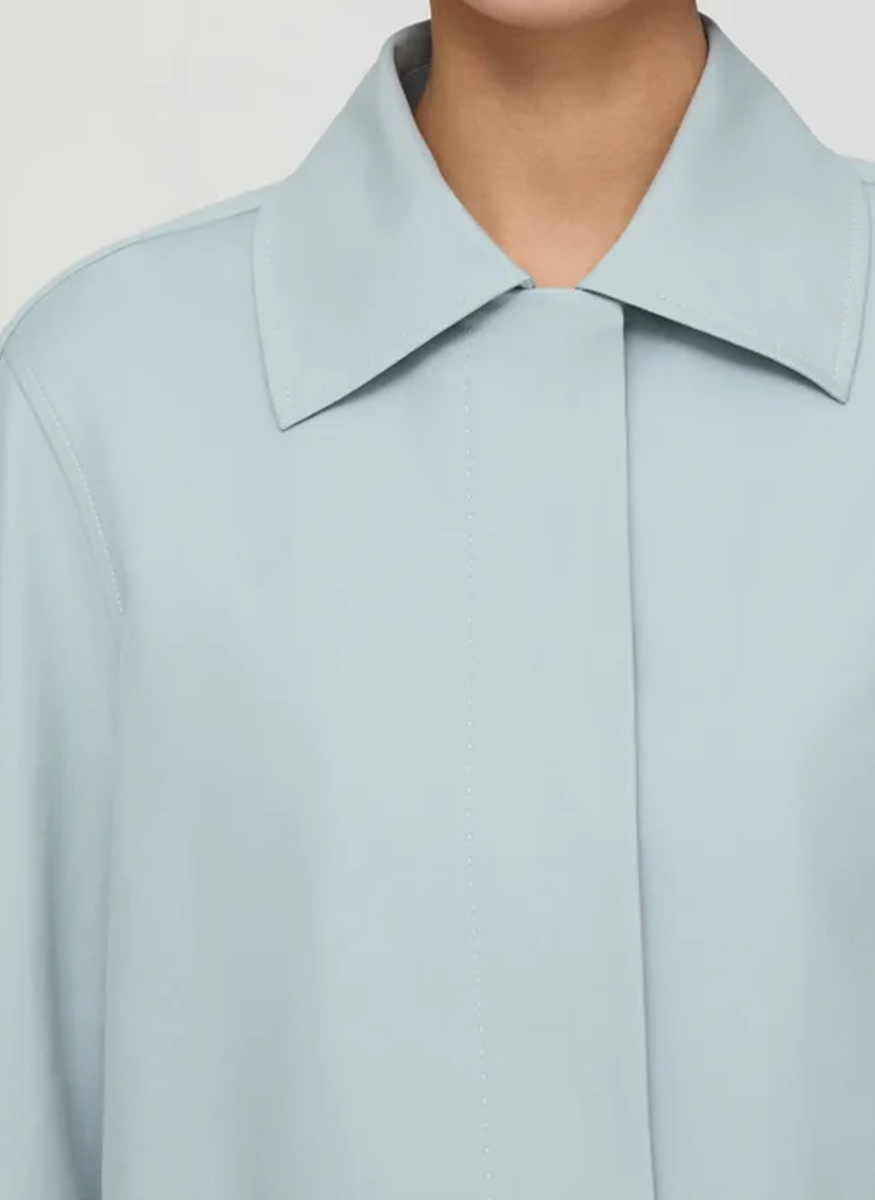 Techno Stretch Twill Cropped Jacket - Lafayette 148 New York