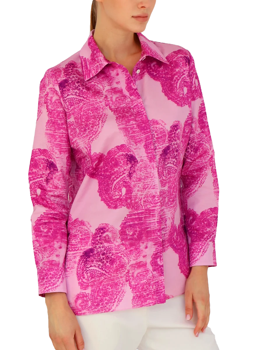 Classic Cotton Paisley Shirt