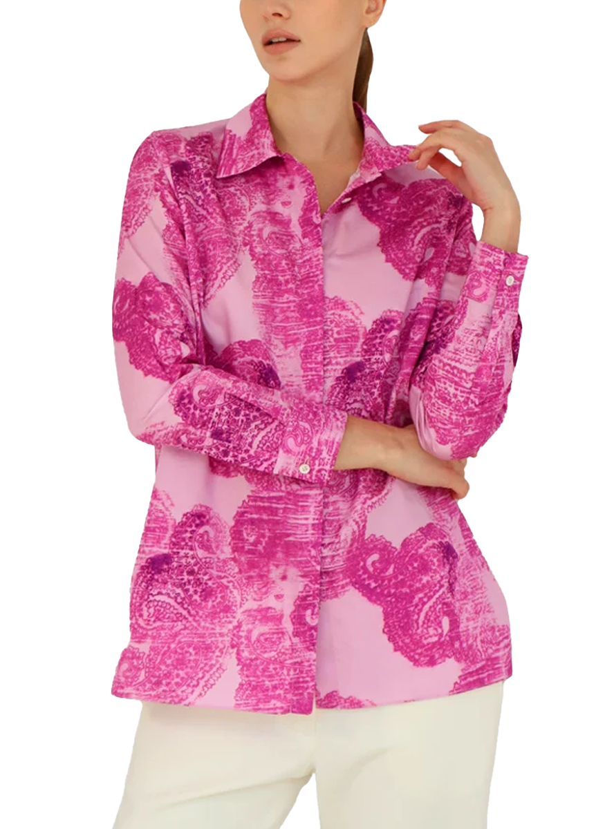 Classic Cotton Paisley Shirt - Rani Arabella