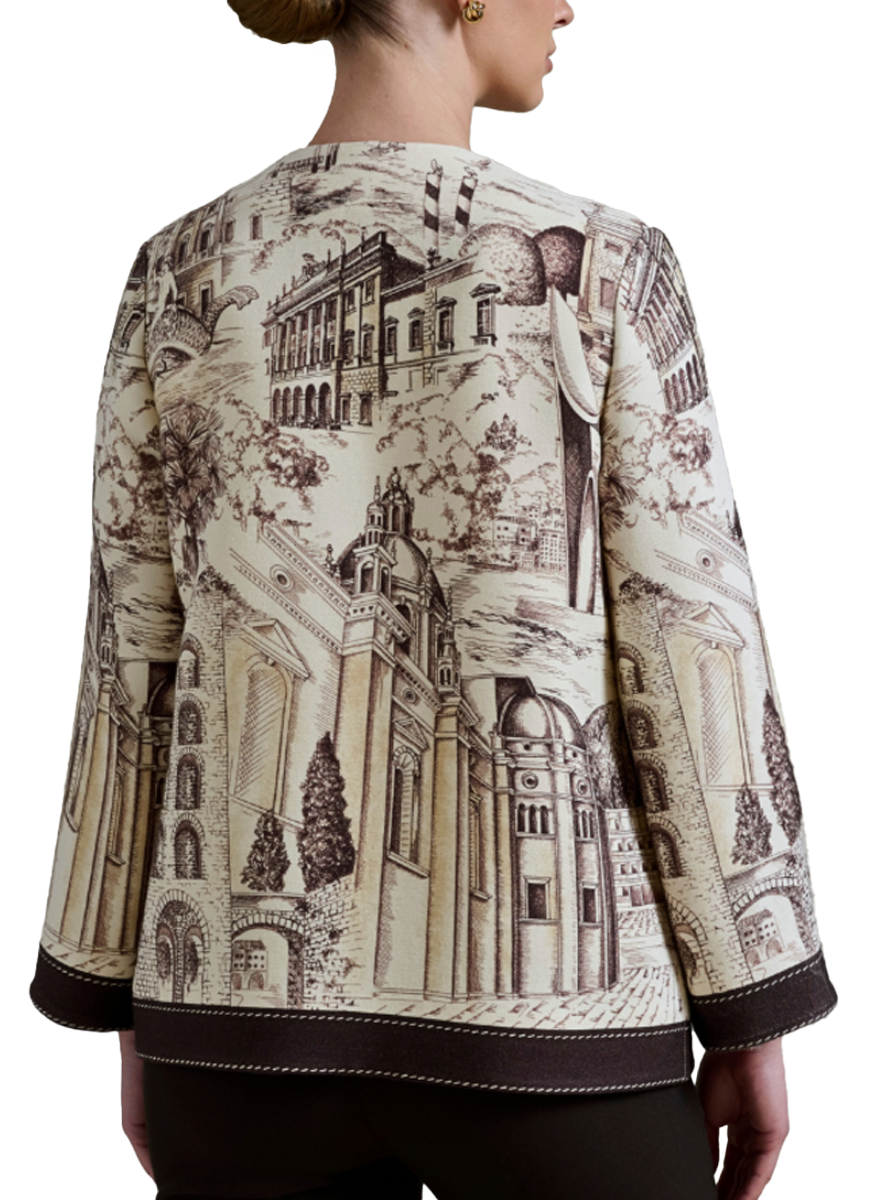 Double Face Cashmere Jacket with Pockets - Rani Arabella